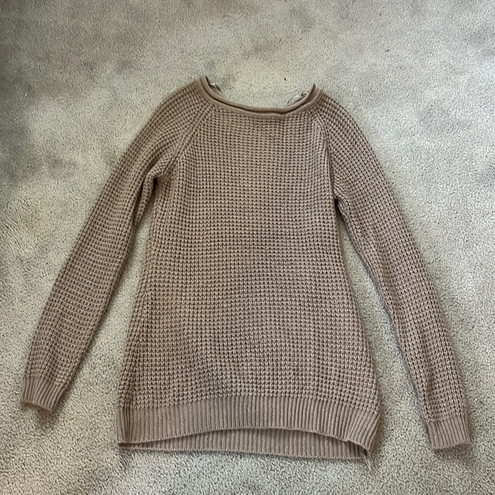 Brown Sweater. Barely worn. Very warm and comfortable.